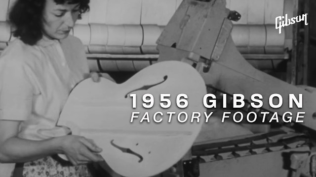 Gibson TV -  We found the only known 1950s Gibson factory footage