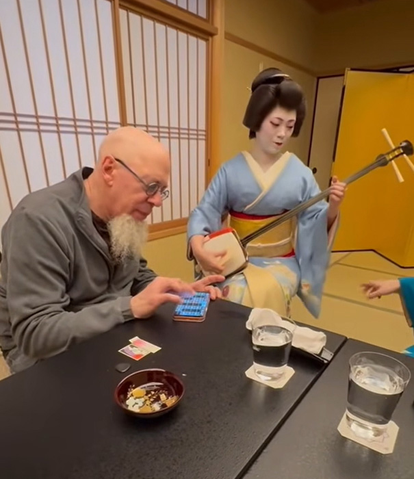 Jordan Rudess and Geiko in Kyoto