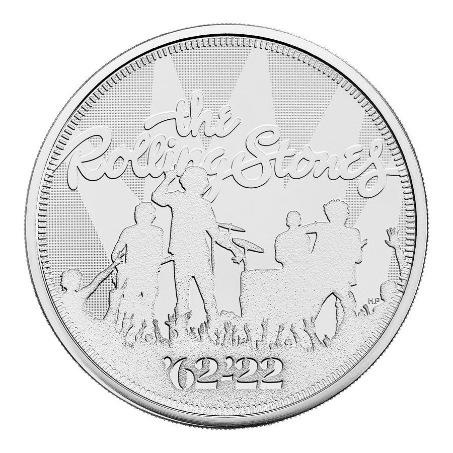 英国王立造幣局 「ローリング・ストーンズ 結成60周年記念コイン」発行